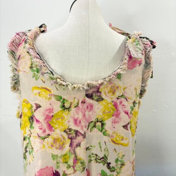 A Rare Bird L / XL Dress Floral Stripe Cottagecore Cowgirl Boho Country Western - Picture 10 of 12